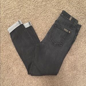 7 For All Mankind Black Skinny Jeans